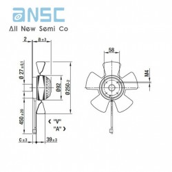 Original Axial flow fan...