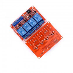 Red board 4-channel relay...