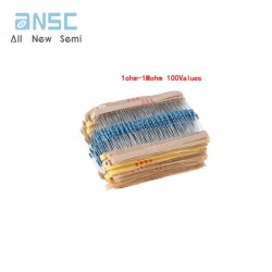 2000pcs/lot 100 Values 1/4W...