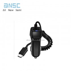 USB cable car charger with...